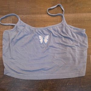 butterfly crop top